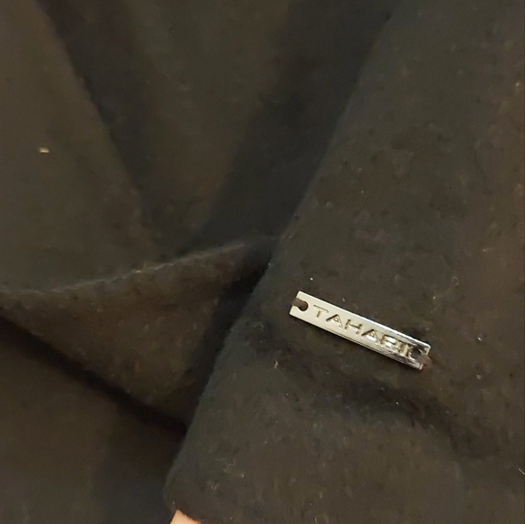 Tahari wool blend wrap coat size S - Picture 5 of 5